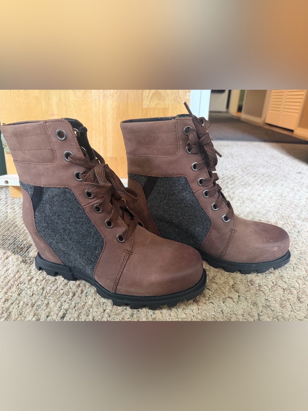 Sorel Waterproof Lace Up Boots